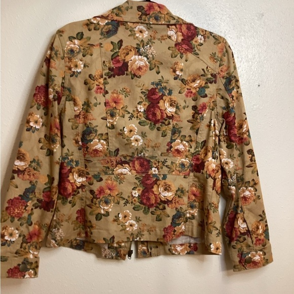 Passport’s Floral Print Jacket Size Medium - Picture 3 of 10